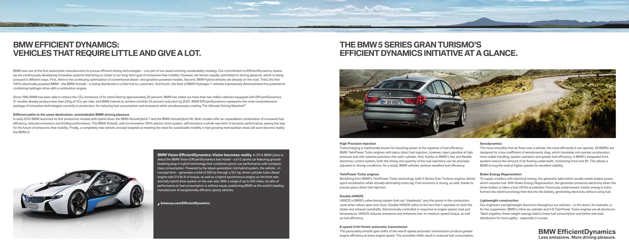 2012 BMW 5-Series GT Brochure Page 1